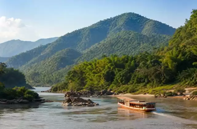 Mekong entre Huay Xai y Luang Prabang
