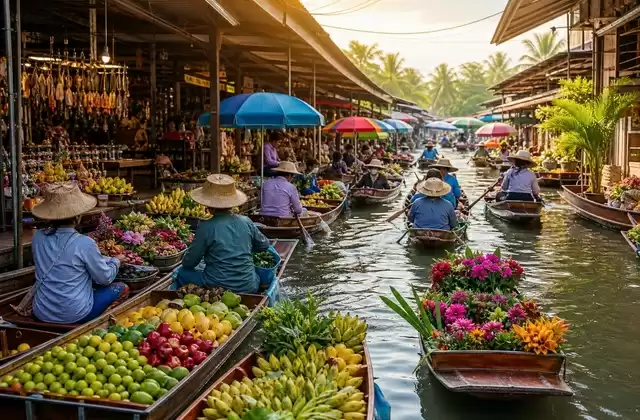 Mercados flotantes