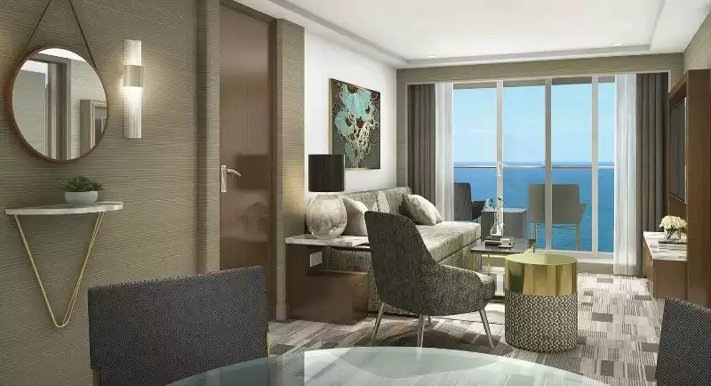 Suite Penthouse Deluxe con balcón grande (prua)