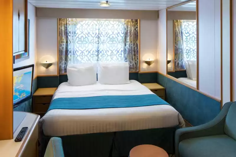 Cabina ultra espaciosa con vista al mar