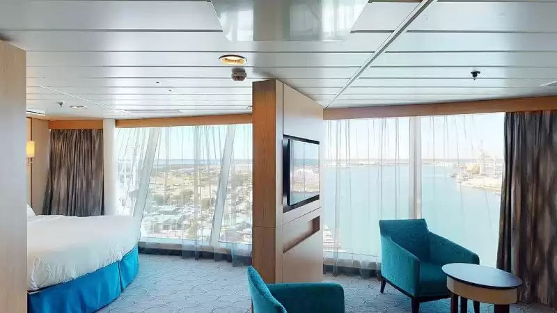 Suite con vista panorámica al mar (sin balcón)