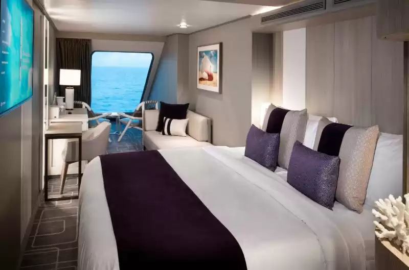 Cabina Deluxe con vista al mar  