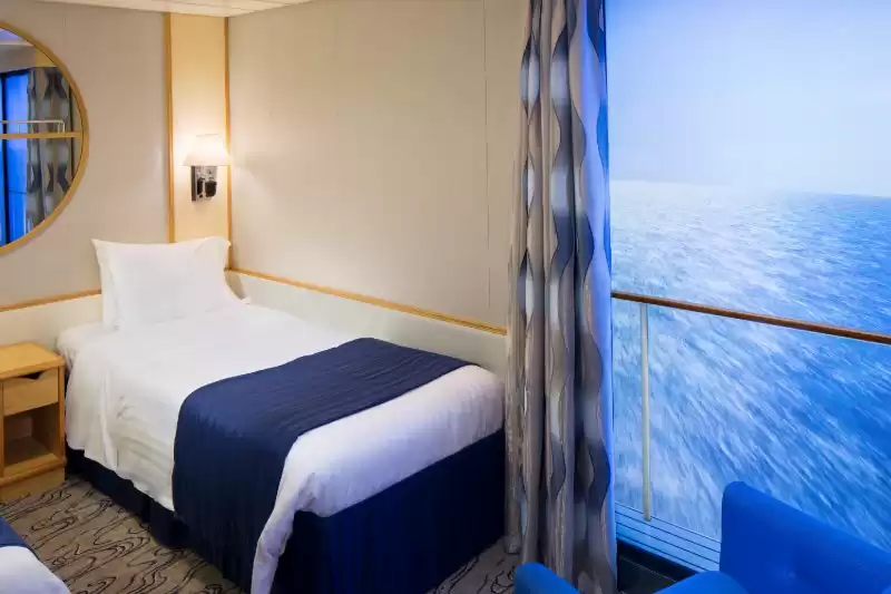 Cabina interior con balcón virtual